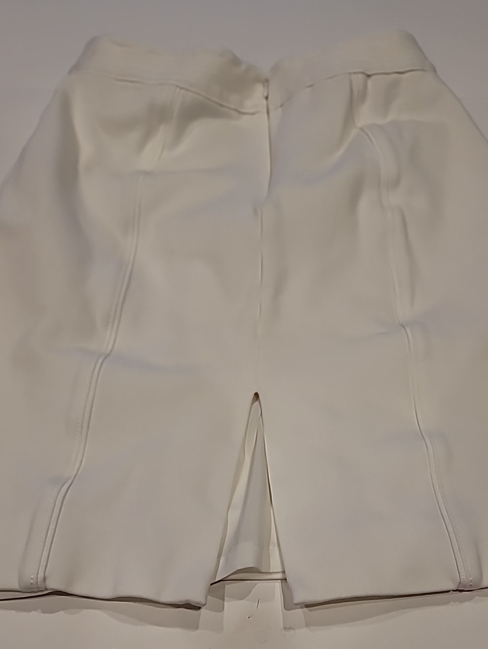 White House Black Market White Ponte Mini Skirt 6 - Picture 5 of 12